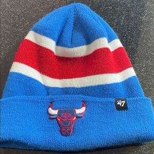 47 Brand Chicago Bulls Kids Striped Beanie
